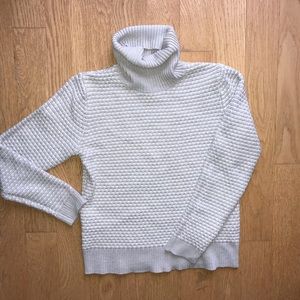J. Crew Factory Gray Turtleneck sweater